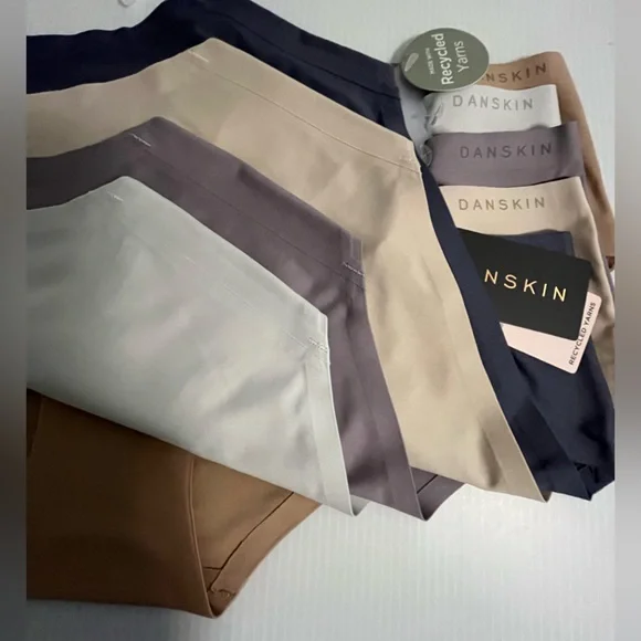 Danskin Super Slim and Thin Laser Cut Tech Sealed No-Show 5 pc Panties Set - Picture 8 of 13